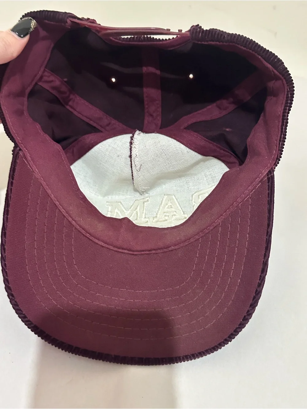 Bama Crimson Tide Vintage Corduroy Snapback Embroidered Cap